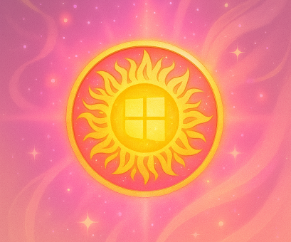 西洋占星術のプロ用ソフト「Solar Fire 9」を象徴する神聖なアイテム・SF9（王女の愛）のイメージ